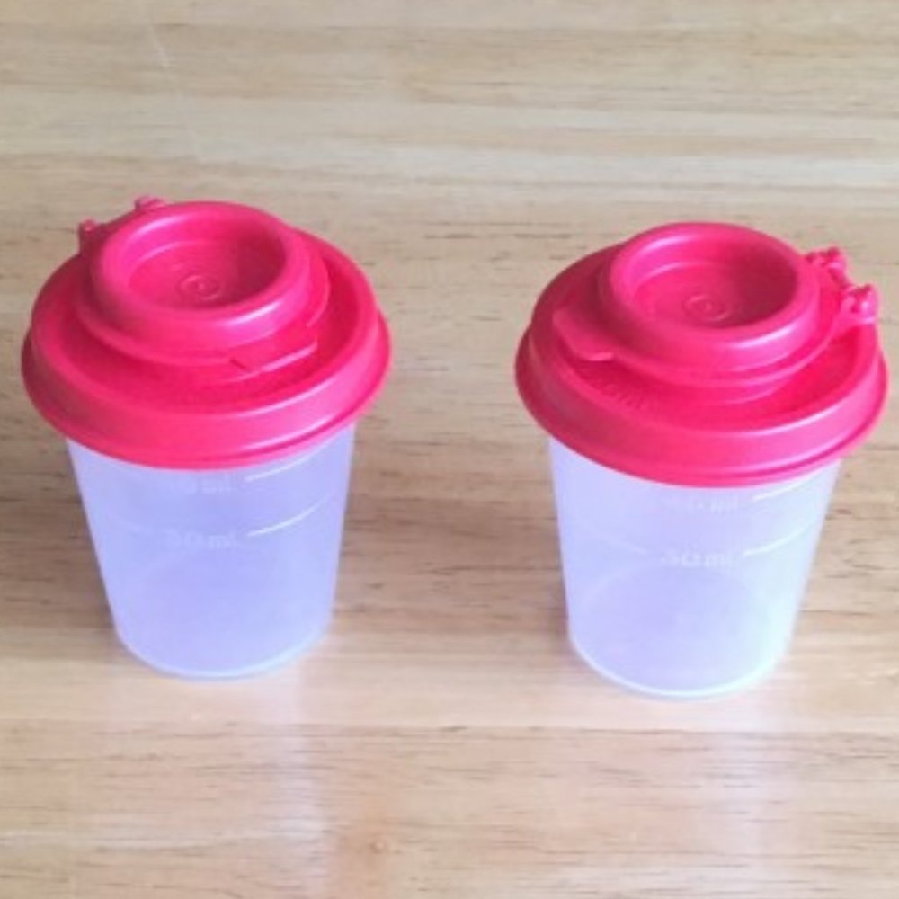 NEW Tupperware Mini Salt & Pepper Shakers